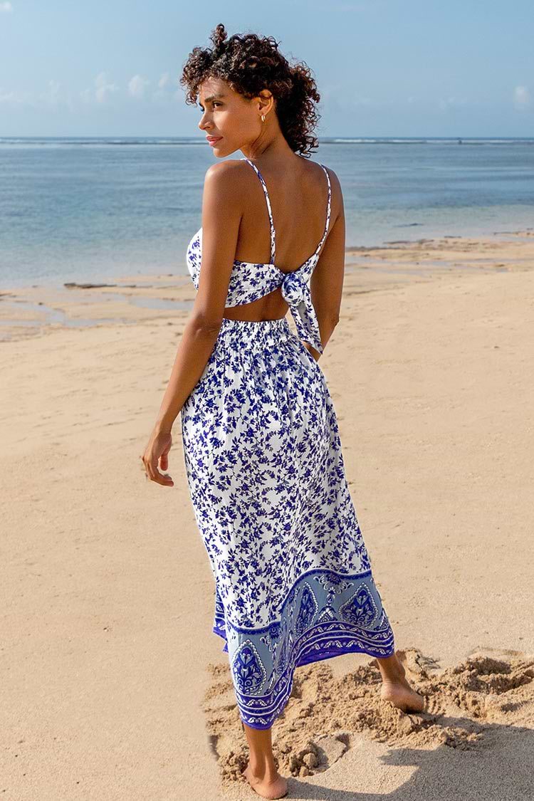 Blue Bohemian Dress