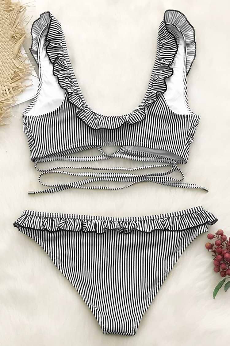 Rising Sun Ruffled Bikini