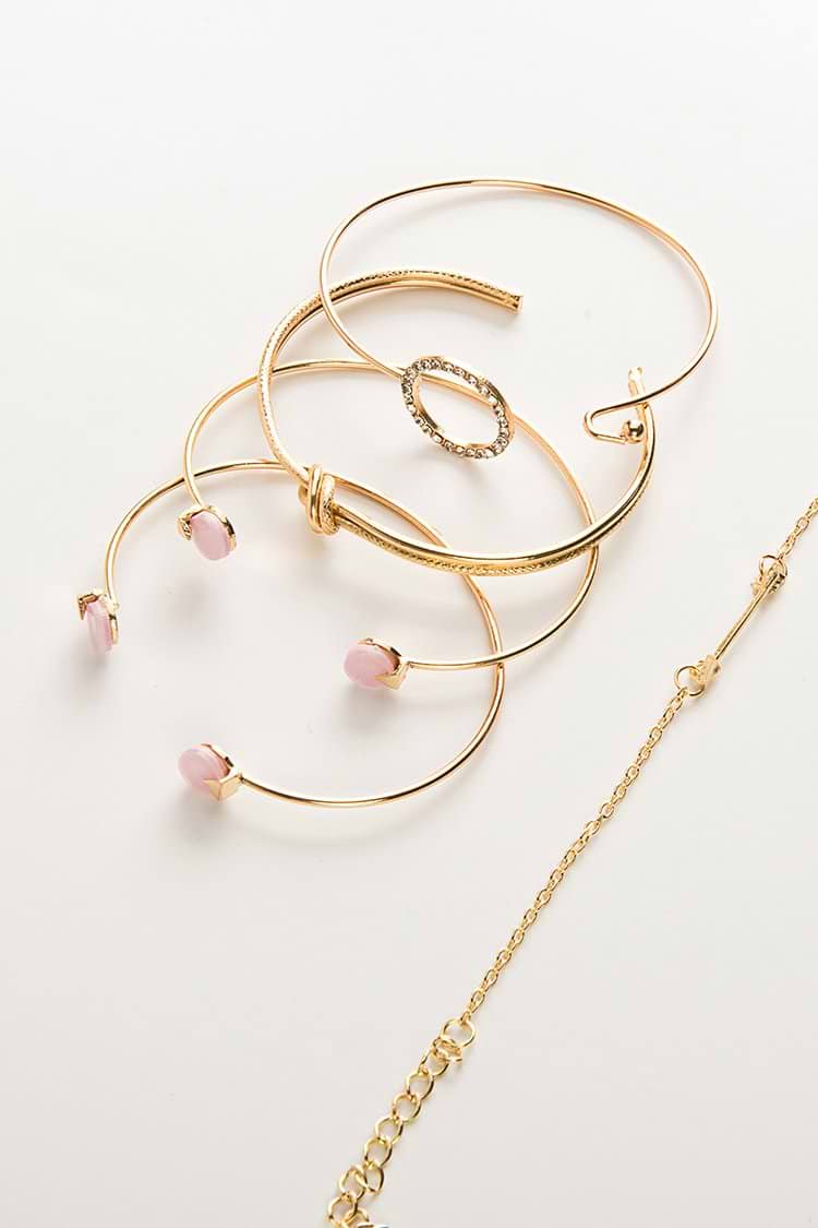 Gold Stack Bracelets