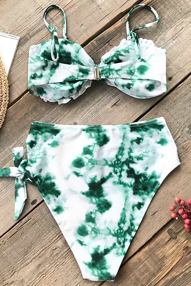Emerald Green High-waisted Bikini