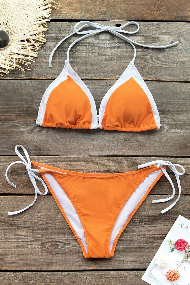 Citrus Orange String Bikini