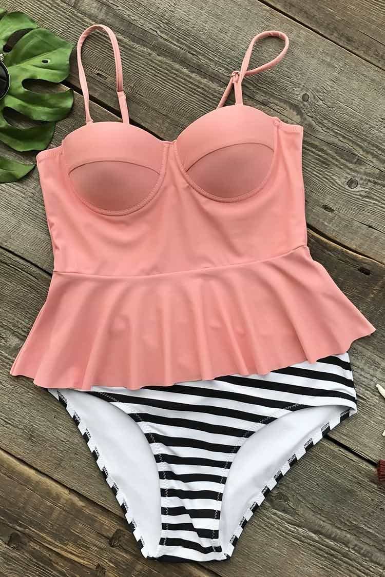 Bottomless Sea Falbala Bikini Set