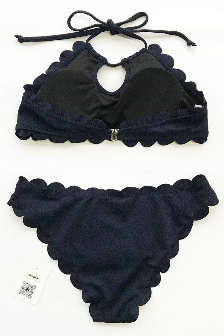 Azure Sea Halter Bikini Set