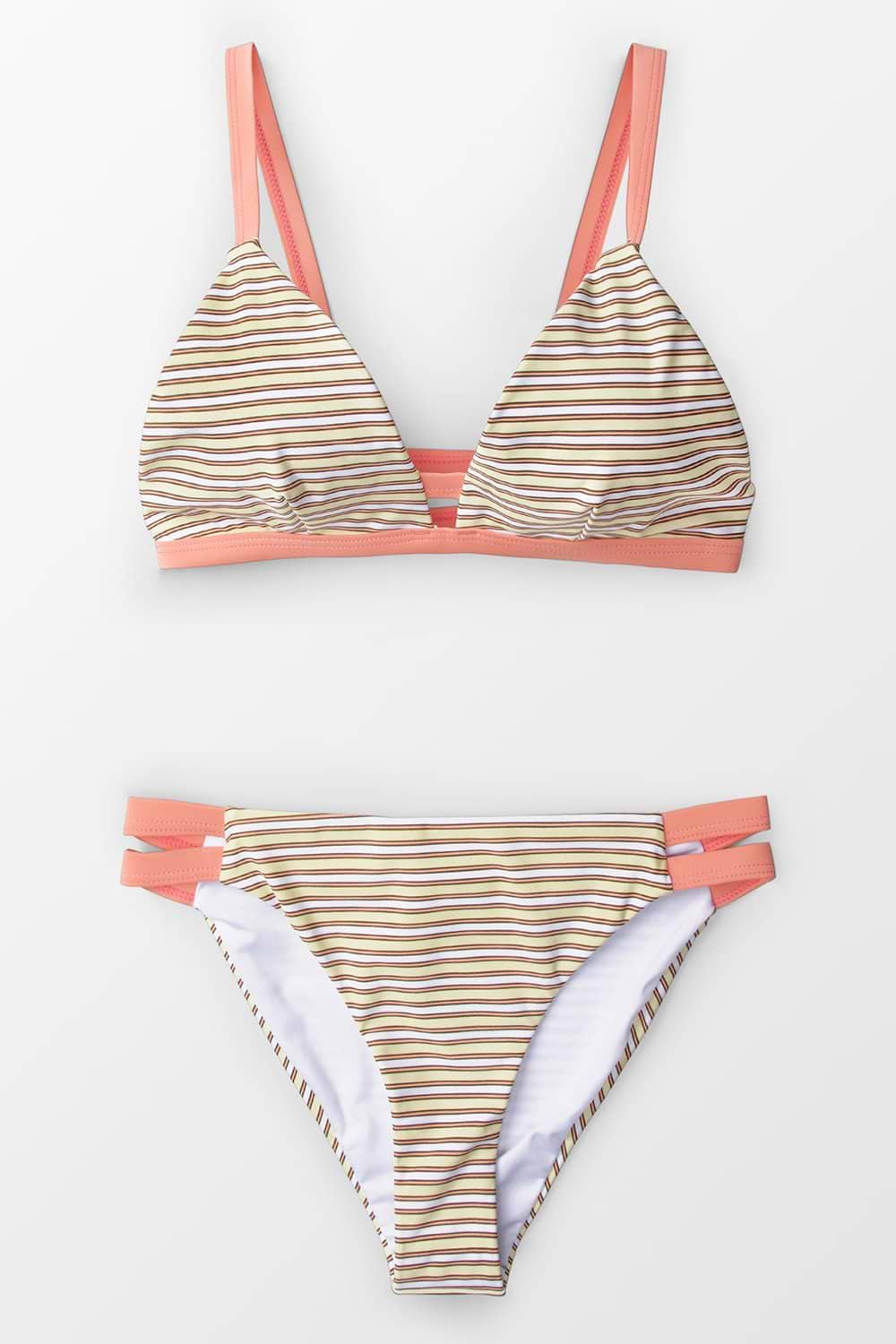 Essential Stripe Triangle Bikini