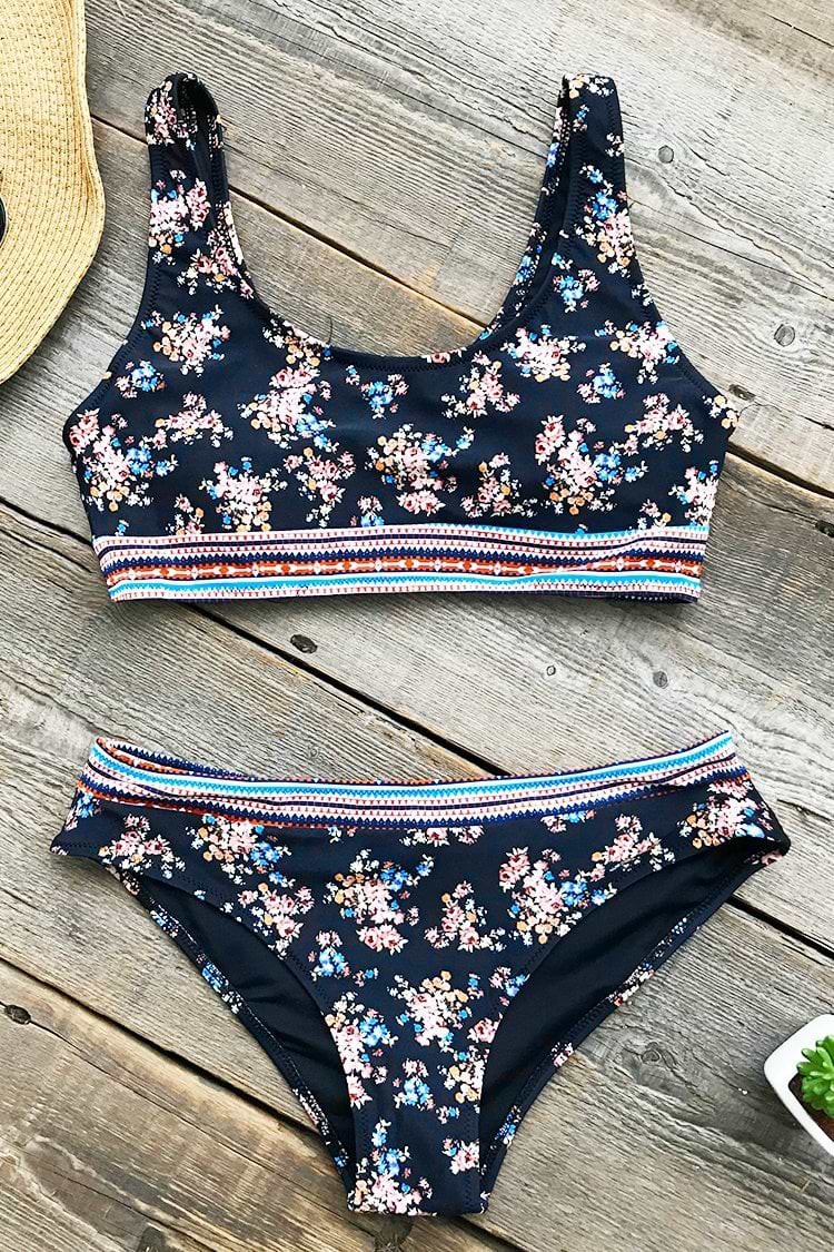 Glorious Days Print Bikini Set