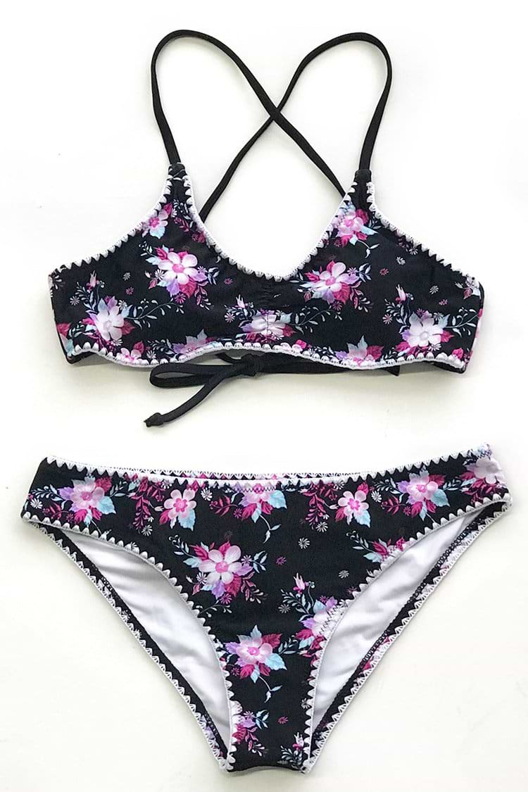 Ditsy Floral Night Bikini