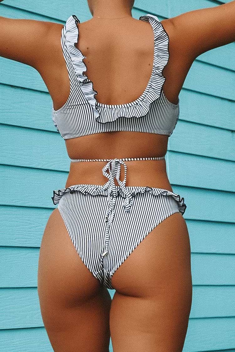 Rising Sun Ruffled Bikini