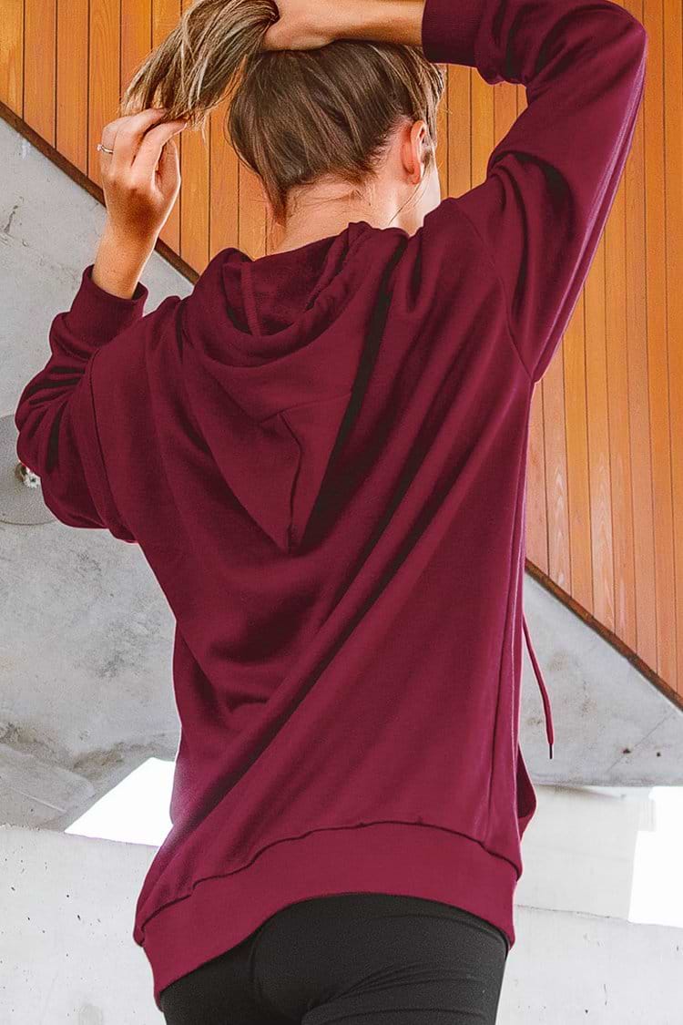 Oversized Red Hoodie