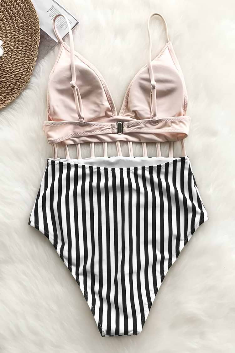 Afternoon Sunshine Strappy One-piece Swimsuit