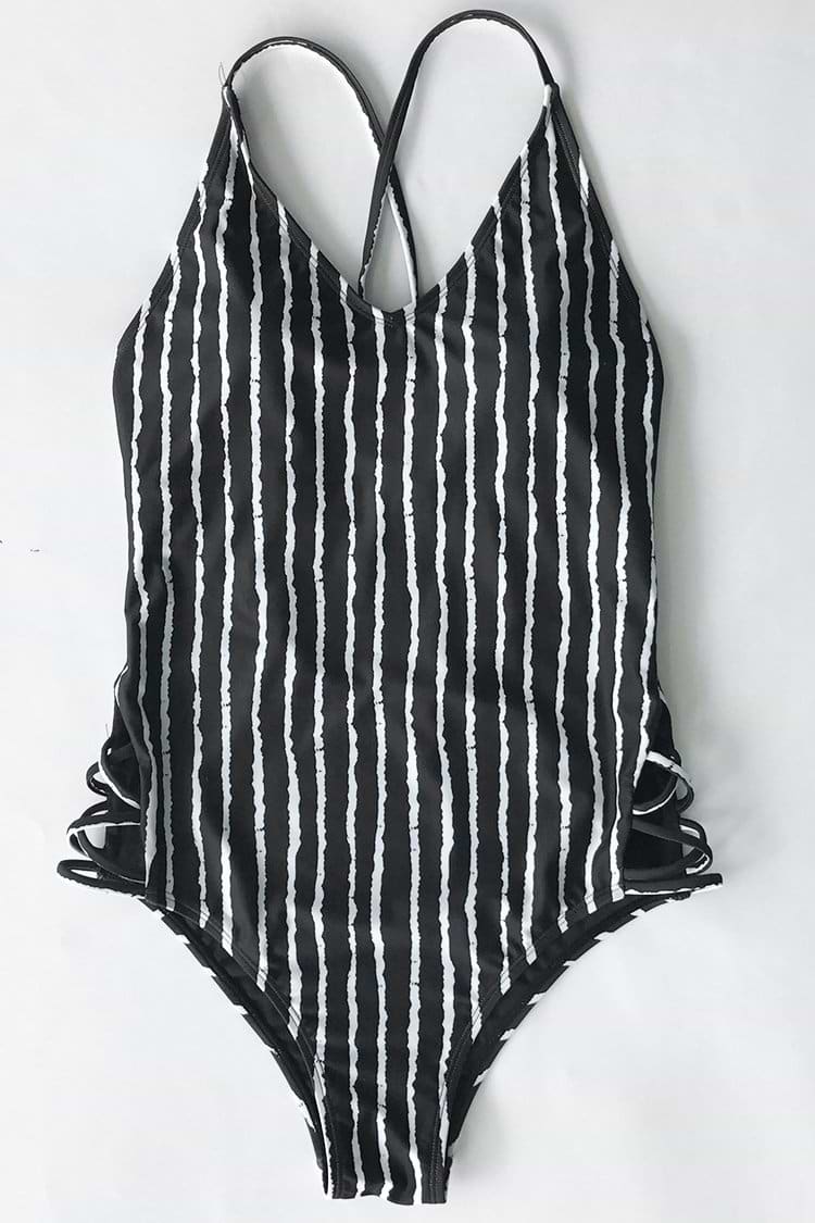 Little Lady Stripe One-piece Swimsuit