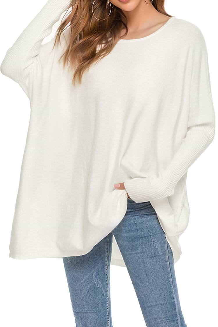 Off the Shoulder Oversized Sweater