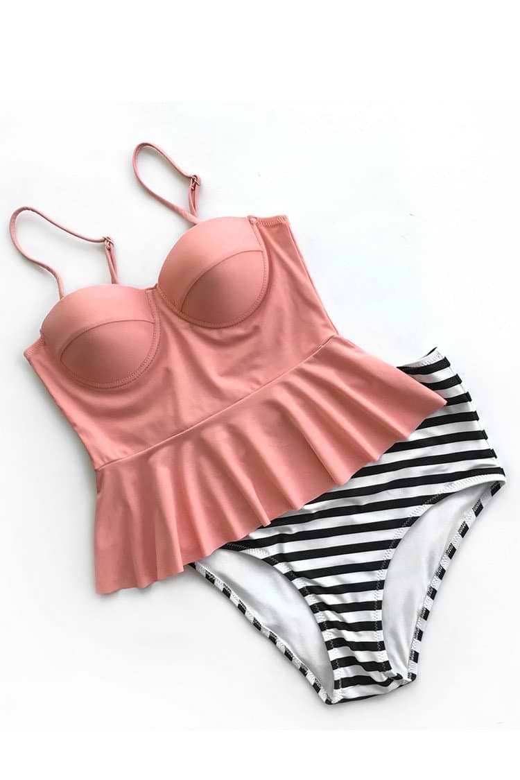 Bottomless Sea Falbala Bikini Set
