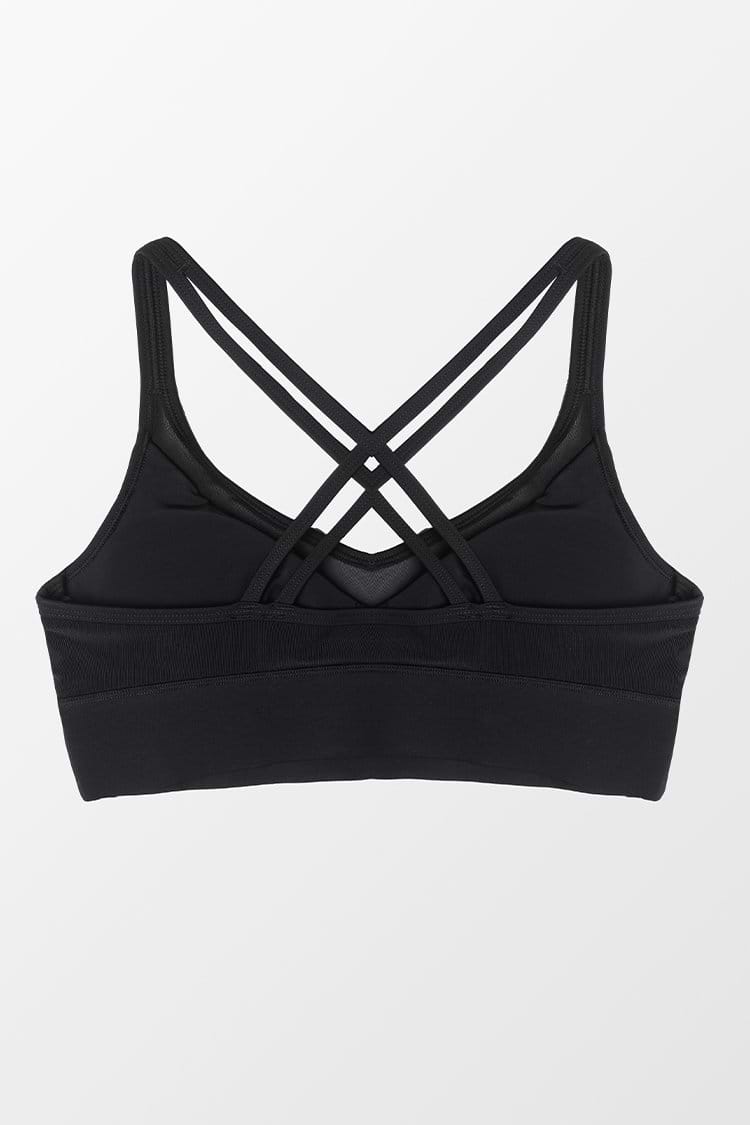 Soutien-gorge de sport en maille contrastée