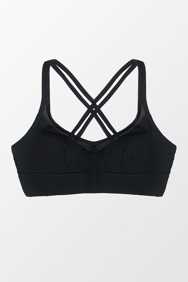Soutien-gorge de sport en maille contrastée