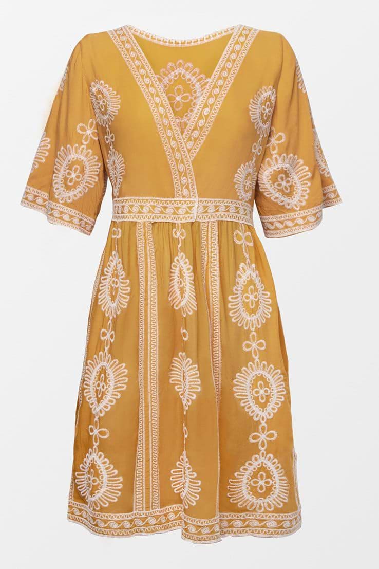 Cover-up mit V-Ausschnitt und Häkeln Design