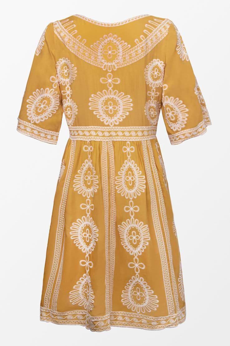 Cover-up mit V-Ausschnitt und Häkeln Design