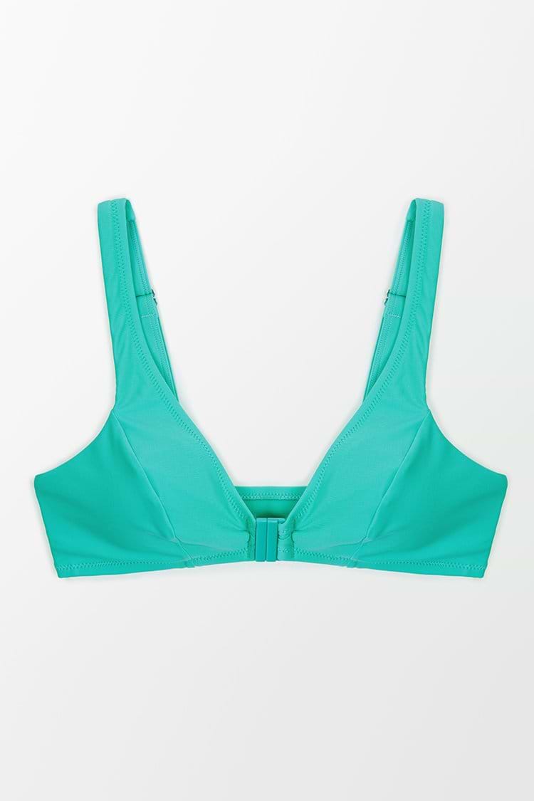 Bikini-Oberteil mit breiten Trägern