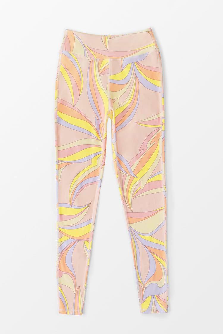 Leggings mit abstraktem Blümchen-Print
