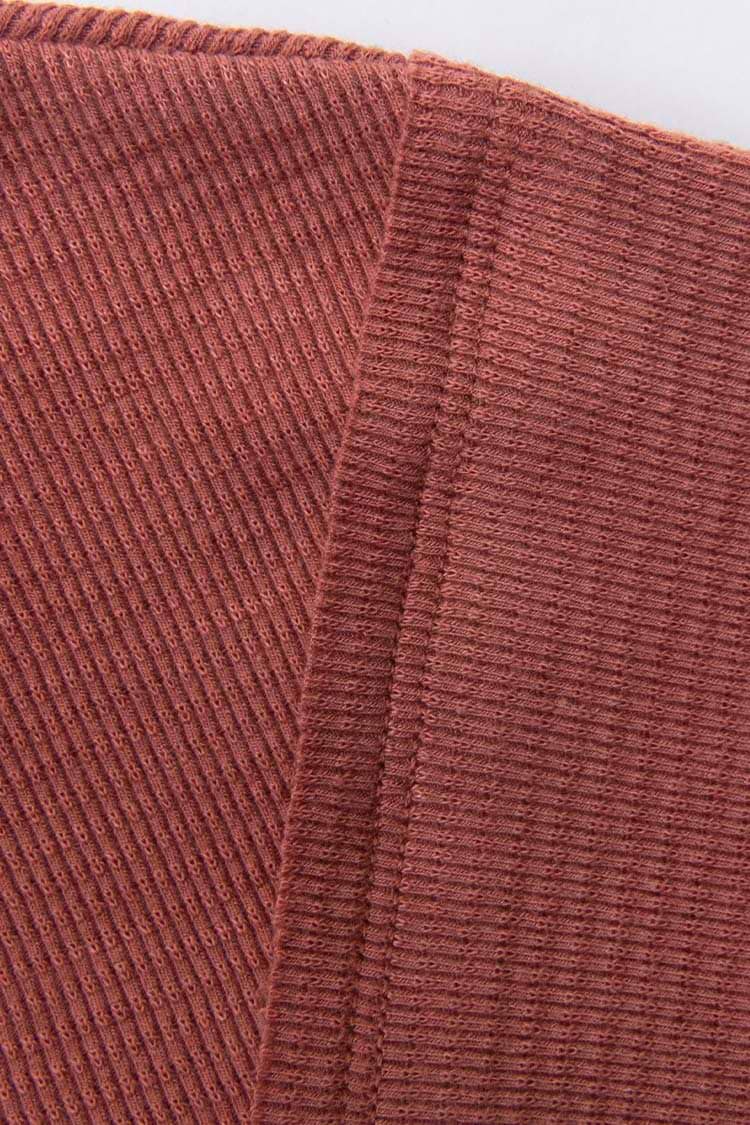 Sweat pull rouge rouille