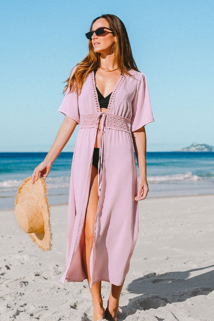 Gehäkeltes tailliertes Cover Up