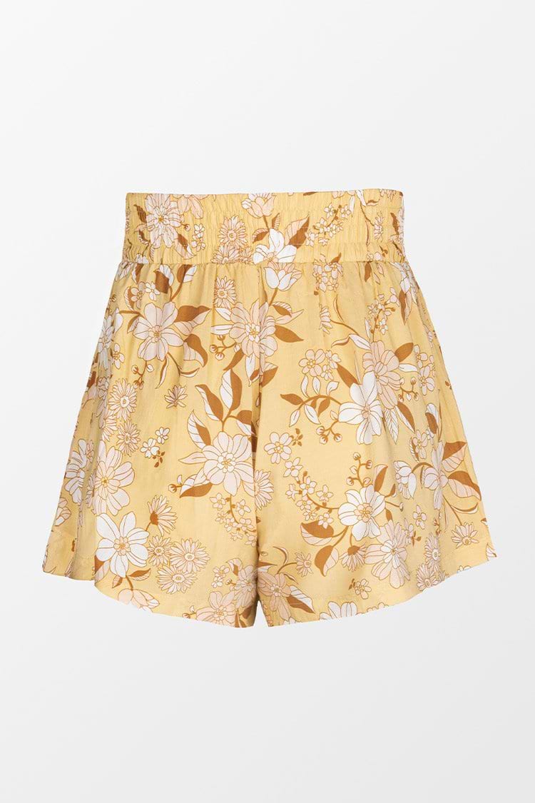 Florale Shorts mit elastischer Taille