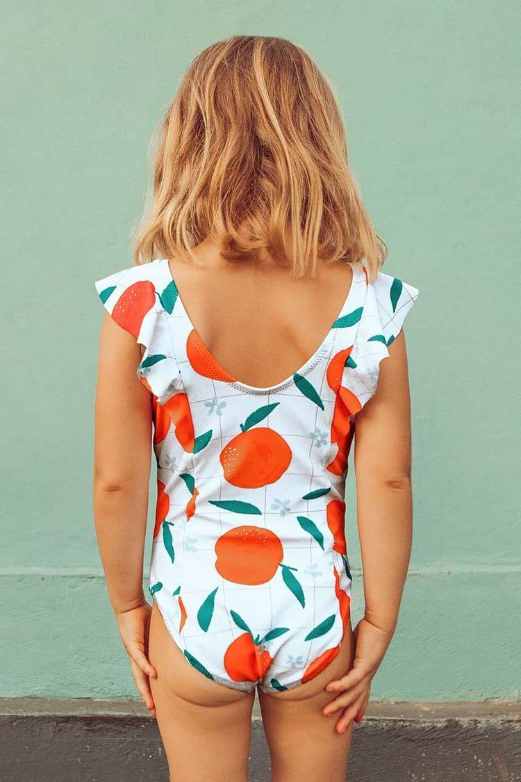 Cleo Ruffle One Piece Swimsuit For Toddler Girls And Girls