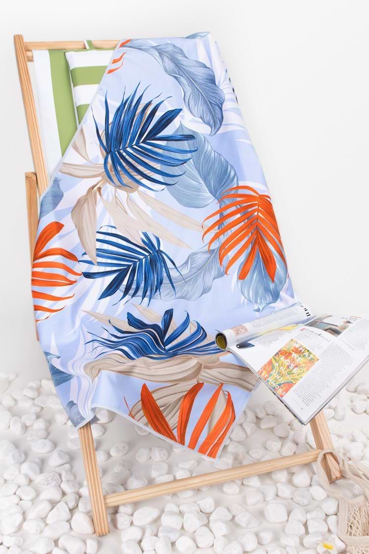 Beach House Leafy Beach Blanket