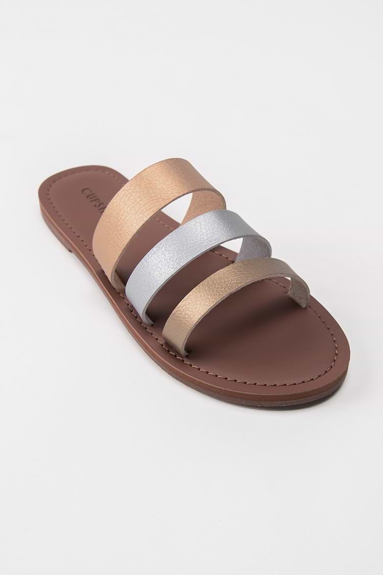 Olympia Three Straps Slides
