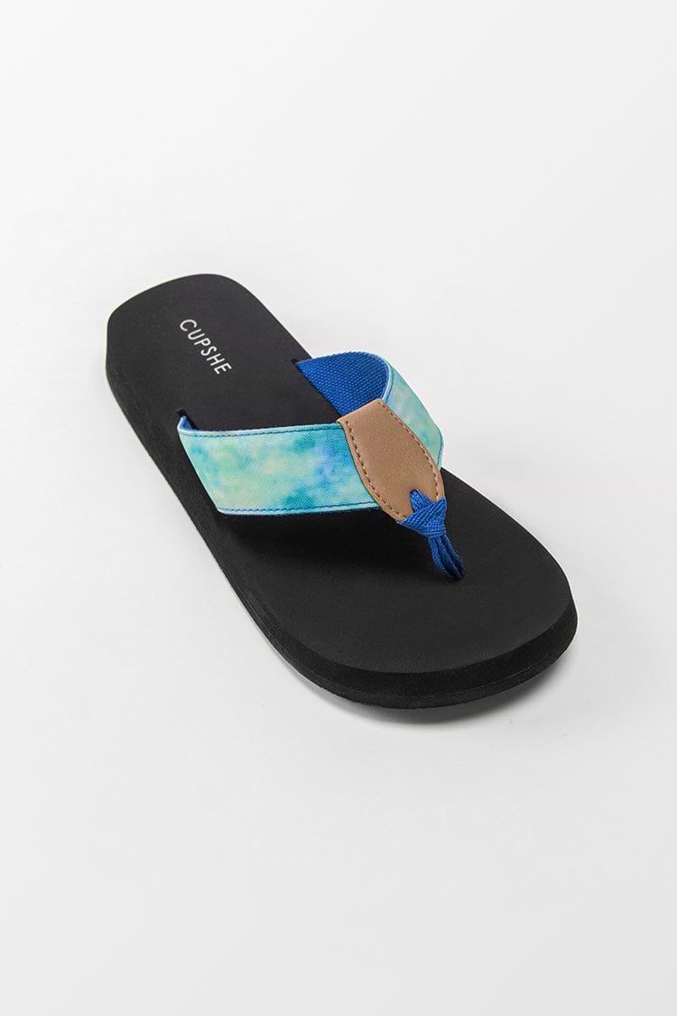 Cosmic Contrast Color Sandals