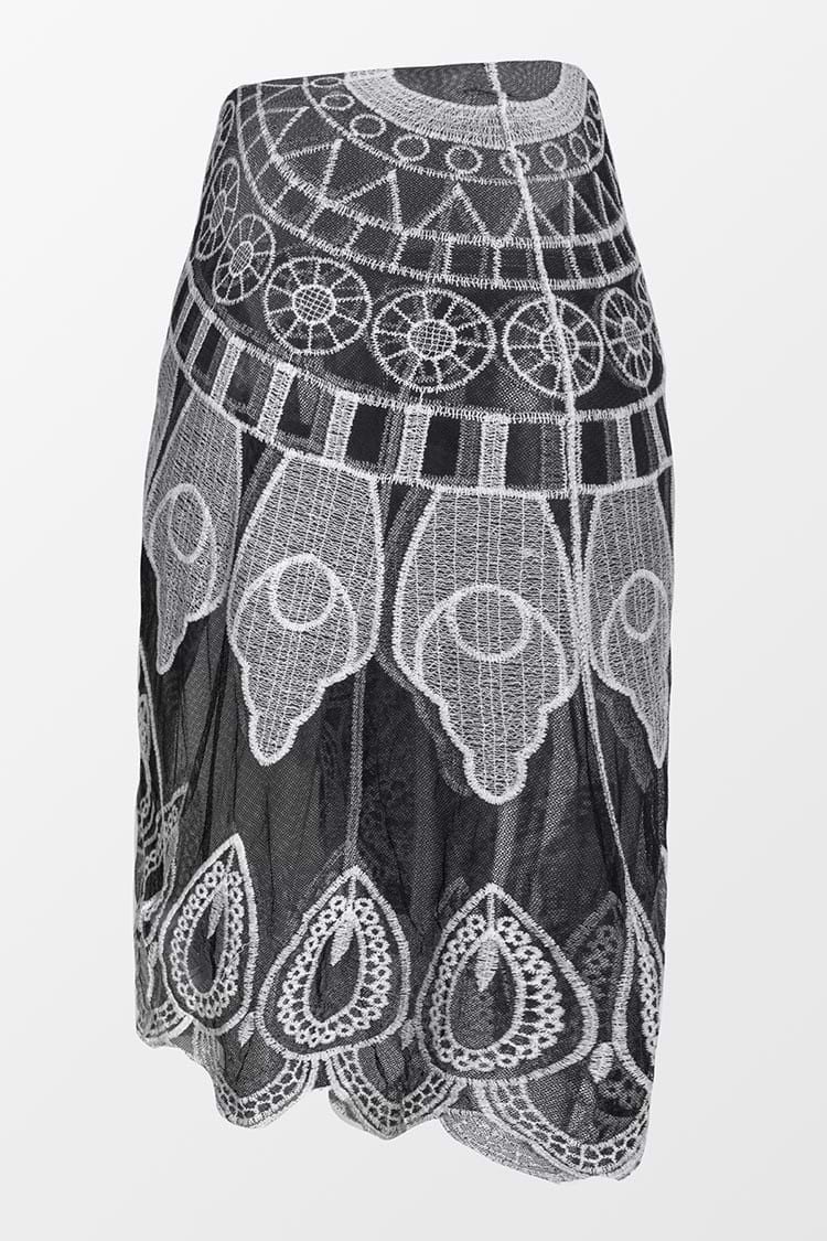 Sarong mit Taillenschnürung