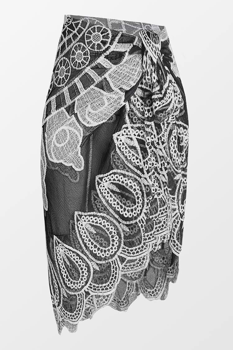 Sarong mit Taillenschnürung