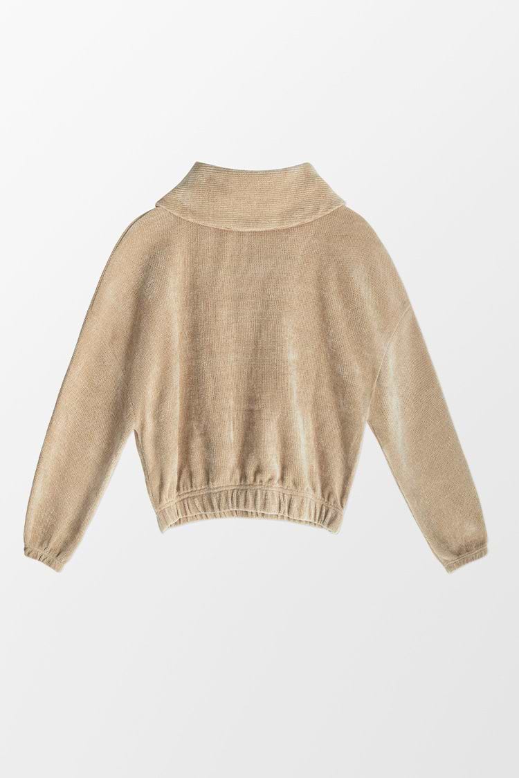 Sweatshirt mit Knopfleiste