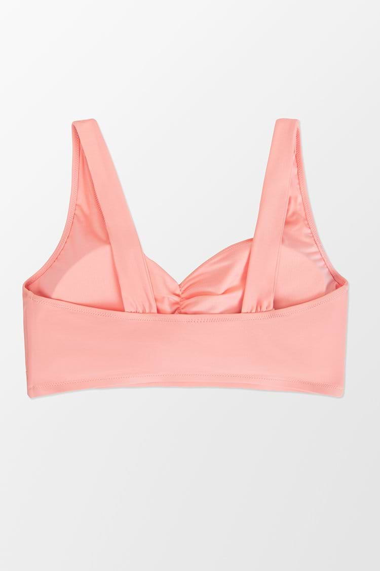 Große Größe gerüschtes Bikinioberteil
