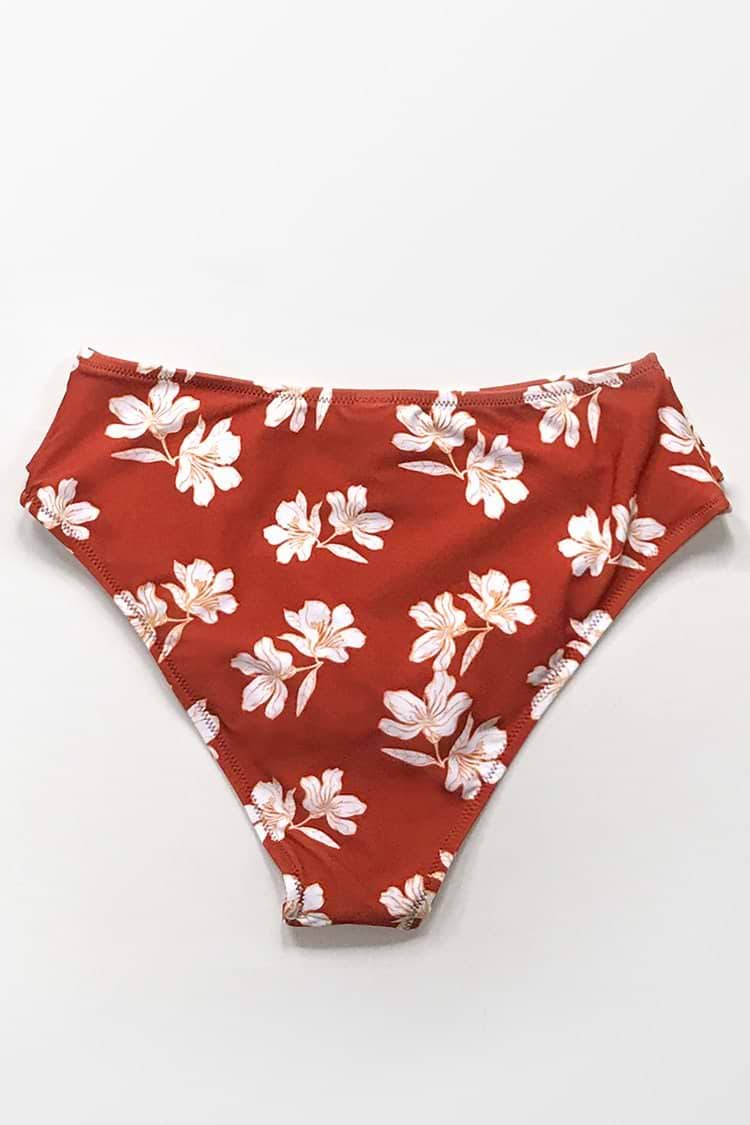 Mini Floral Belted Bikini Hose