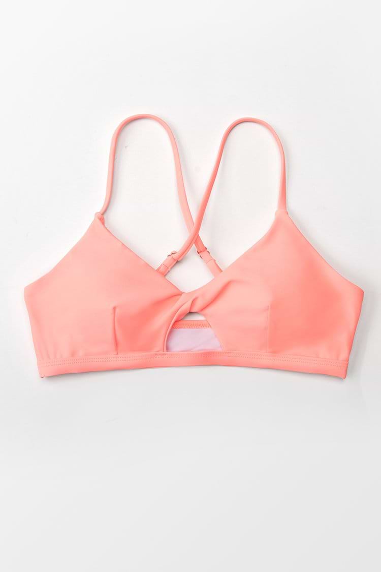 Twist Bikini-Oberteil in Rosa