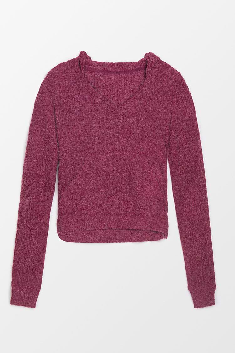 Sweat à capuche avec poches frontale