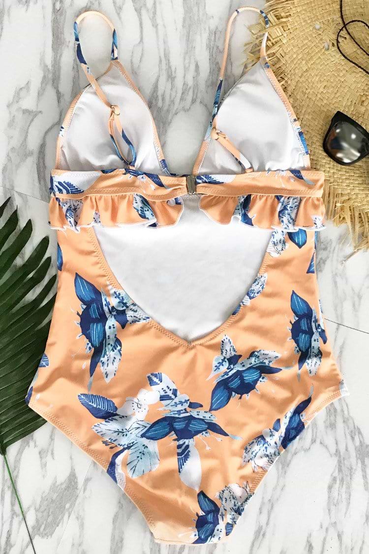 New Friends Floral One-piece Swimsuit