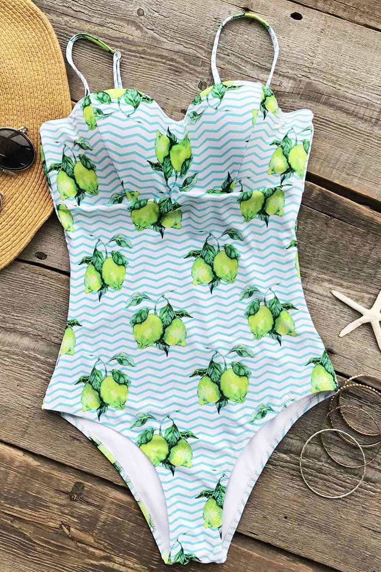 Fresh Like Lemon One-piece Swimsuit