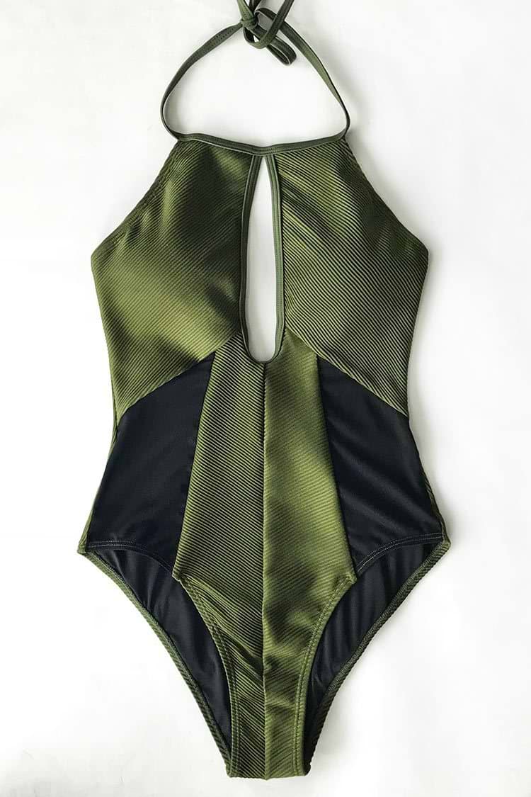 Hear The Lullaby Mesh One-piece Swimsuit