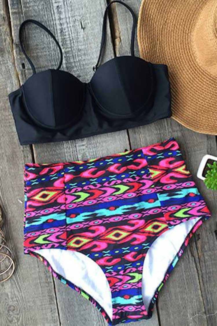 Got It Covered High-waisted Bikini Set