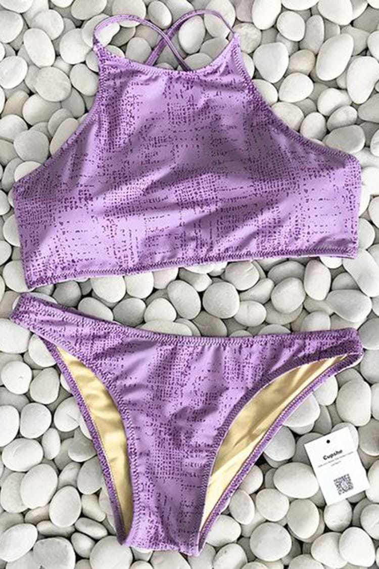 My Cute Violet Bikini Set