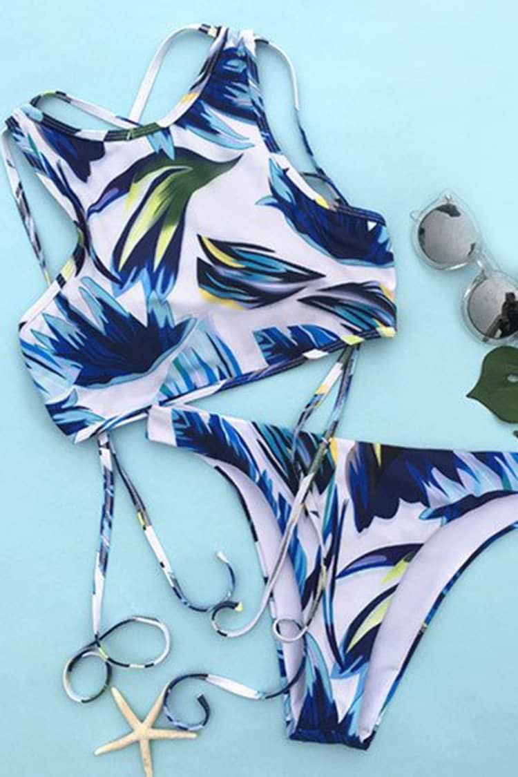 Light as a Feather Tank Bikini Set