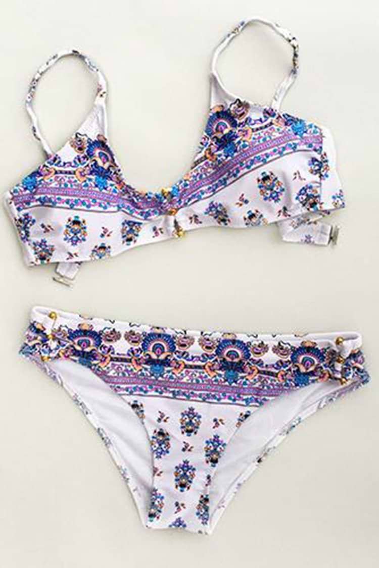 Fallin' For You Printing Bikini Set