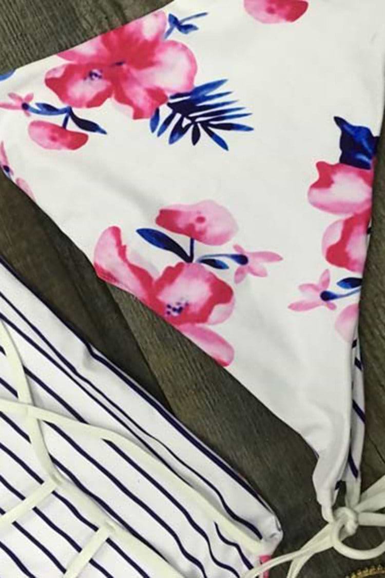 Fallin' For You Floral Bikini
