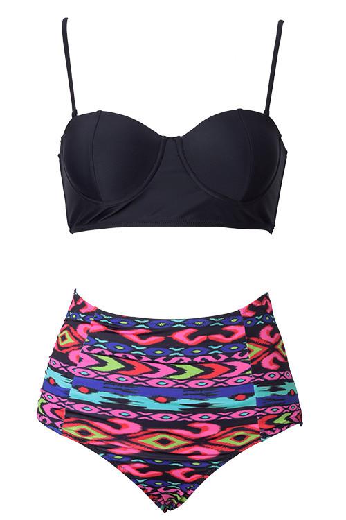 Got It Covered High-waisted Bikini Set