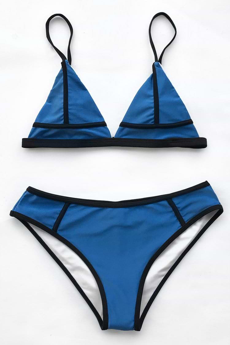 Back To Childhood Triangle Bikini Set