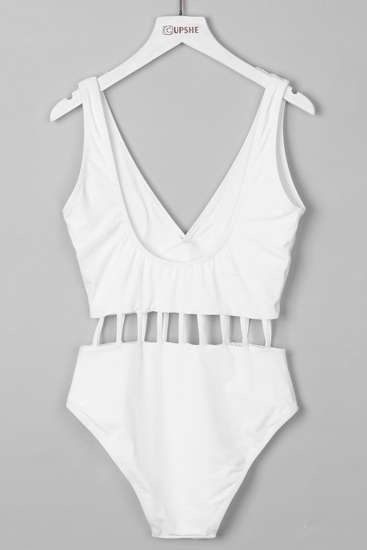 Believe In Yourself Solid One-piece Swimsuit