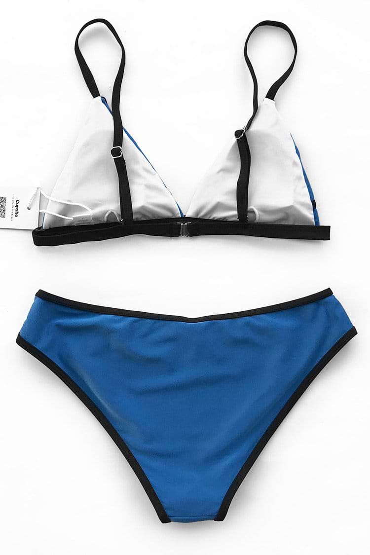 Back To Childhood Triangle Bikini Set