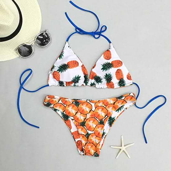 Wait for you Pineapple Bikini Set