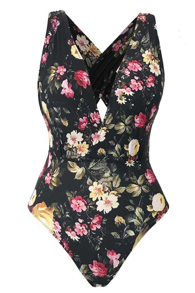 Shining Days Print One-piece Swimsuit